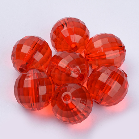 Transparent Acrylic Beads TACR-Q254-22mm-V12-1