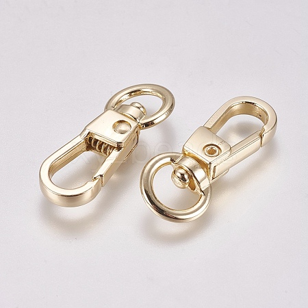 Alloy Swivel Clasps PALLOY-WH0065-12LG-1