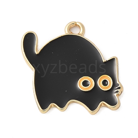 Alloy Enamel Pendants ENAM-A009-04D-G-1