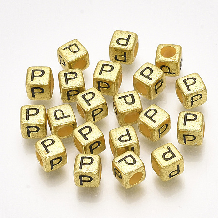 Acrylic Beads PB43C9308-G-P-1