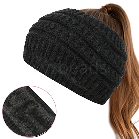 Acrylic Fiber Yarn Cold Weather Headbands PW-WG352DB-01-1