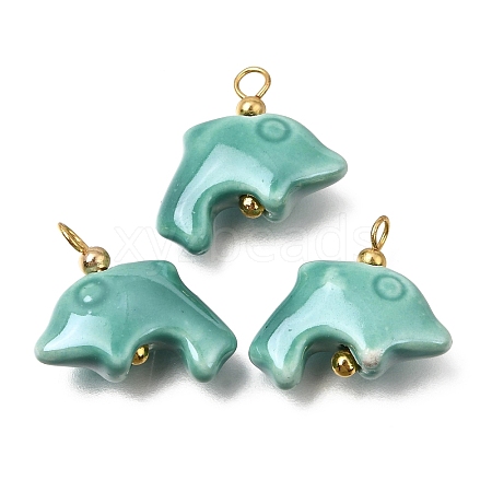 Handmade Porcelain Pendants PR-CBA0027-07G-01-1