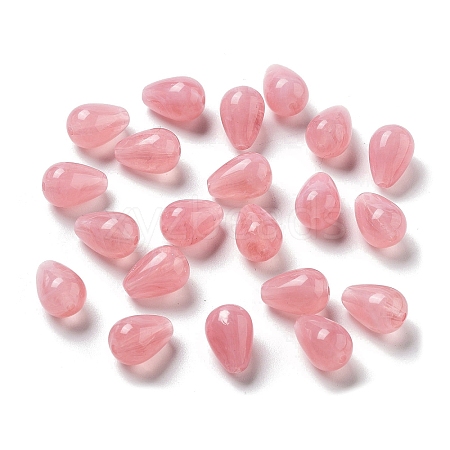 Opaque Acrylic Beads OACR-Q196-04H-1