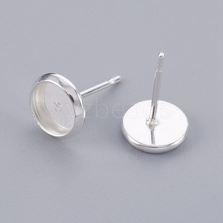 304 Stainless Steel Stud Earring Findings STAS-F188-01P-A-1