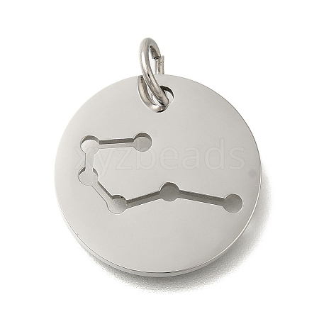 Anti-Tarnish 304 Stainless Steel Pendants STAS-M074-02E-P-1