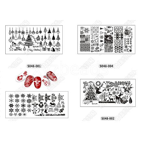 Stainless Steel Nail Art Stamping Plates MRMJ-R129-25-1