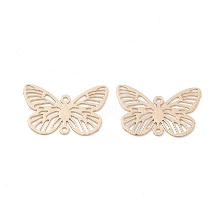 Brass Filigree Connector Charms KK-B064-03LG-1