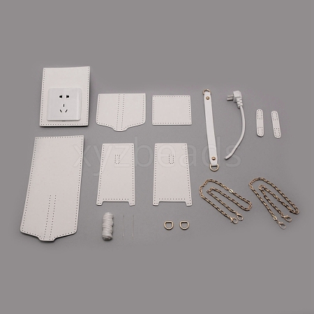 DIY PU Imitation Leather Bag Making Kits DIY-WH0308-80-1