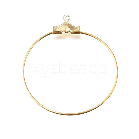 PVD Vacuum Plating 304 Stainless Steel Pendants STAS-T031-20-30mm-G-1