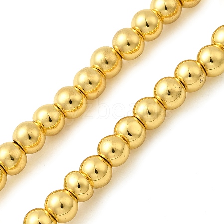 Electroplate Glass Beads Strands EGLA-F166-01A-G-1