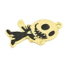 Halloween Alloy Enamel Pendants ENAM-M220-01G-2