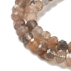 Natural Multi-Moonstone Beads Strands G-B074-A08-01-4