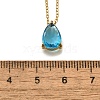 304 Stainless Steel Necklaces NJEW-R022-01G-12-5