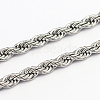 304 Stainless Steel Rope Chains CHS-O005-43E-1