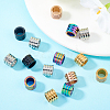20Pcs 5 Colors 304 Stainless Steel Beads STAS-GA0001-68-4