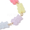 Acrylic Beads Bracelets for Women BJEW-JB11483-3