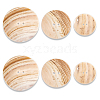 AHADERMAKER 12Pcs 3 Style Natural Shell Buttons BUTT-GA0001-08-1