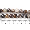 Natural Striped Agate/Banded Agate Beads Strands G-Z060-A01-C14-4