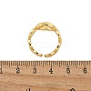 Brass Open Cuff Rings for Women RJEW-K289-01G-V-5