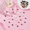 90Pcs 6 Styles Alloy Enamel Beads ENAM-AR0001-93-4