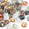 64pcs 8 colors Electroplate Transparent Glass Beads EGLA-TA0001-18-3