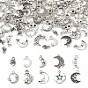 Spritewelry 100Pcs 10 Style Tibetan Style Alloy Pendants FIND-SW0001-29-2