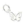 925 Sterling Silver Butterfly Charms STER-M119-14S-1