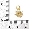 Rack Plating Brass Micro Pave Cubic Zirconia Pendants KK-H509-21G-01-3