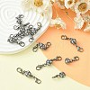 1Pc Alloy Crystal Rhinestone Magnetic Clasps ALRI-YW0001-11B-4