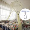 Gorgecraft 6Pcs 2 Colors Rotatable Self Adhesive Plastic Hook Hangers AJEW-GF0007-27-5