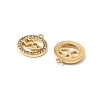 304 Stainless Steel with Crystal Rhinestone Charms STAS-G358-20G-2