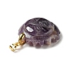 Natural Amethyst Pendants G-E043-01A-01G-4