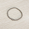 304 Stainless Steel Beads Stretch Bracelets for Women FS-WGC4F34-01-1