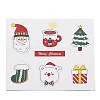 6 Styles Christmas Paper Gift Tag Display Cards CDIS-Q006-01B-1