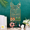   Iron Grid Shape Wall Mount Earring Display ODIS-PH0001-70-5