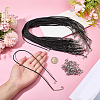 60Pcs 2MM Round Imitation Leather Cord Necklace Making NJEW-SC0001-93-3