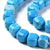 Natural Howlite Beads Strands G-G001-A01-01-4