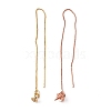   3 Styles Brass Stud Earring Findings KK-PH0003-22-2