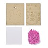 DIY Handmade Wooden Art kits DIY-P014-A07-2