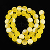 Frosted Transparent Glass Beads Strands LS-GLAA-T032-T10mm-MBB11-2
