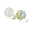 Frosted Transparent Acrylic Beads X1-OACR-F013-12H-2