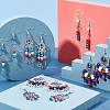 SUNNYCLUE DIY Independence Day Theme Earring Making Kit DIY-SC0018-29-5