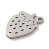 Non-Tarnish 304 Stainless Steel Charms STAS-O005-21P-2