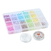 DIY Rainbow Color Pride Bracelet Making Kit OACR-FS0004-20-2