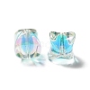 Two Tone UV Plating Rainbow Iridescent Acrylic Beads LS-TACR-D010-04E-3