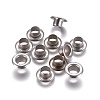 Non-Tarnish European Style 201 Stainless Steel Eyelet Core STAS-E474-09C-P-2