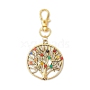 Tree of Life Alloy Pendant Decorations HJEW-JM01933-1