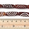 Rice Shape Tibetan Style dZi Beads Strands G-A269-A20-01-5