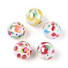 Printed Opaque Acrylic Beads X1-MACR-T048-04M-1