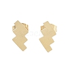 PVD Vacuum Plating 304 Stainless Steel Stud Earrings for Women EJEW-A048-03G-1